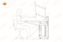 操作台人体工程学设计亮点