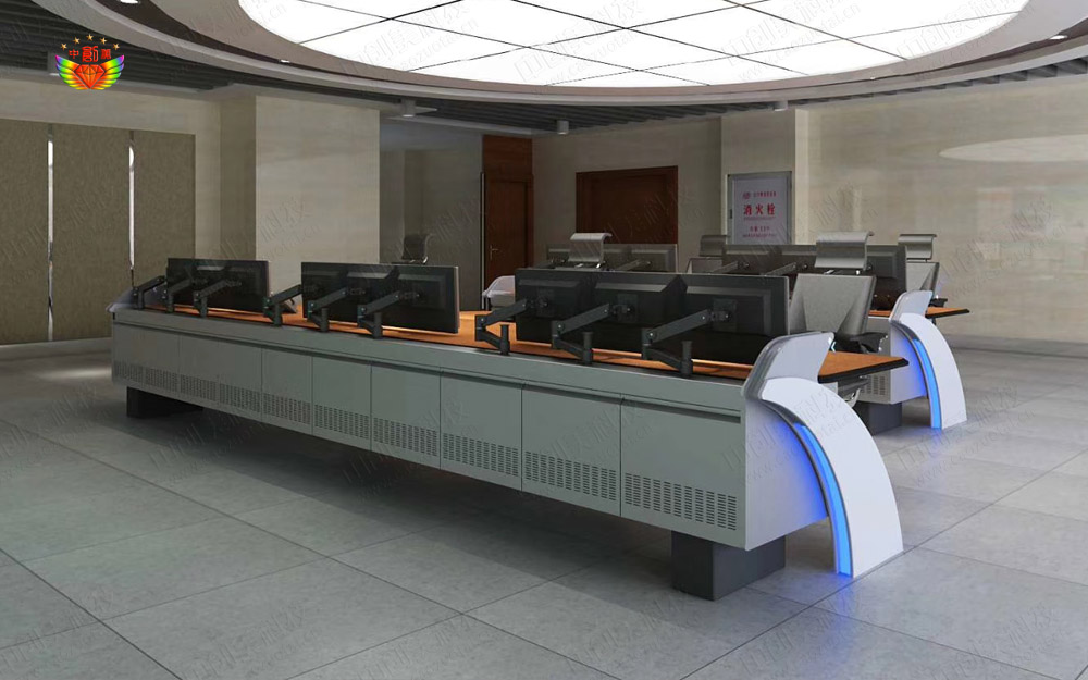 高铁站监控室图片