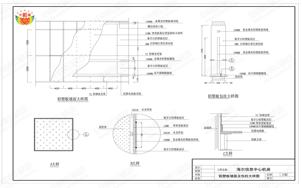 机房墙面装修图