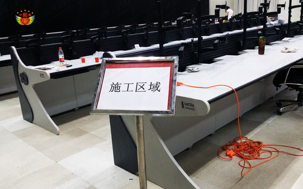 监控中心改造现场图片