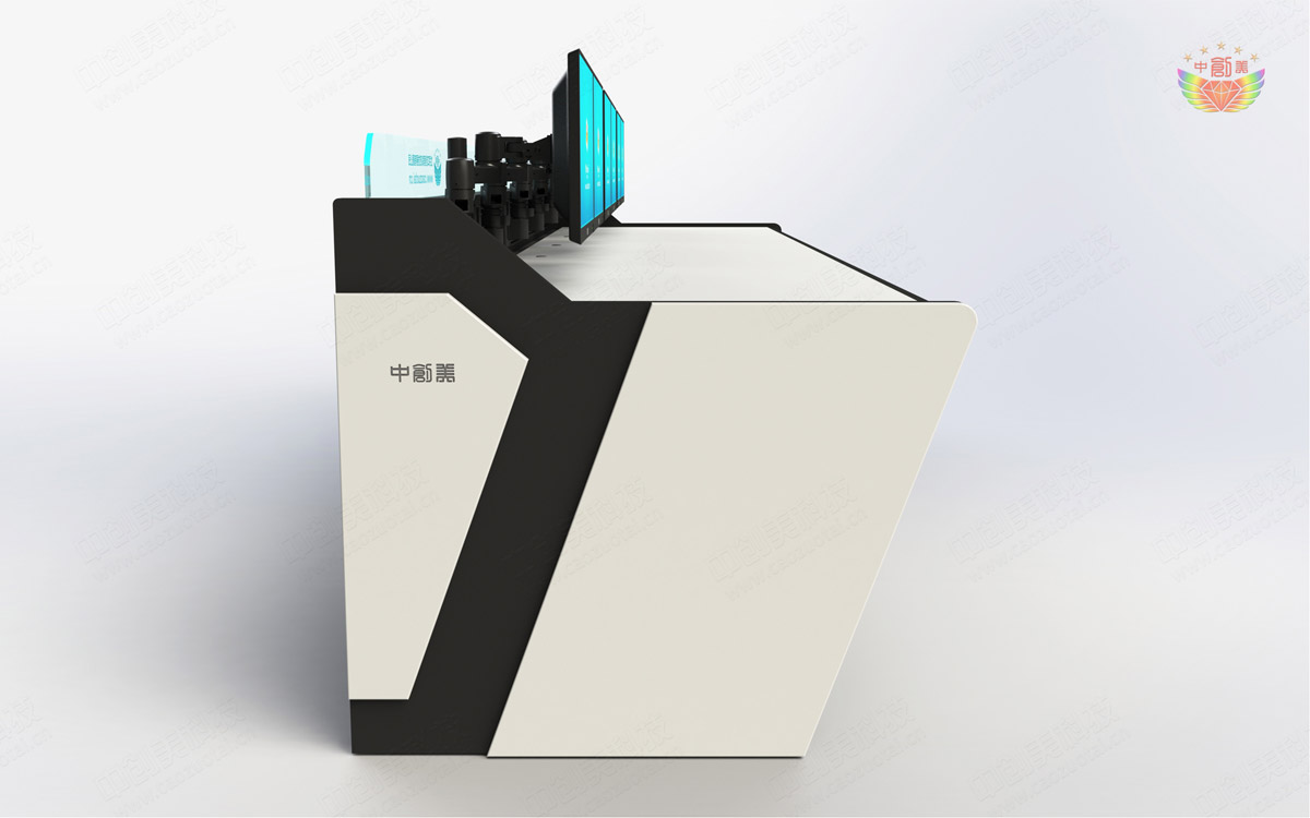 监控调度操作台模型图