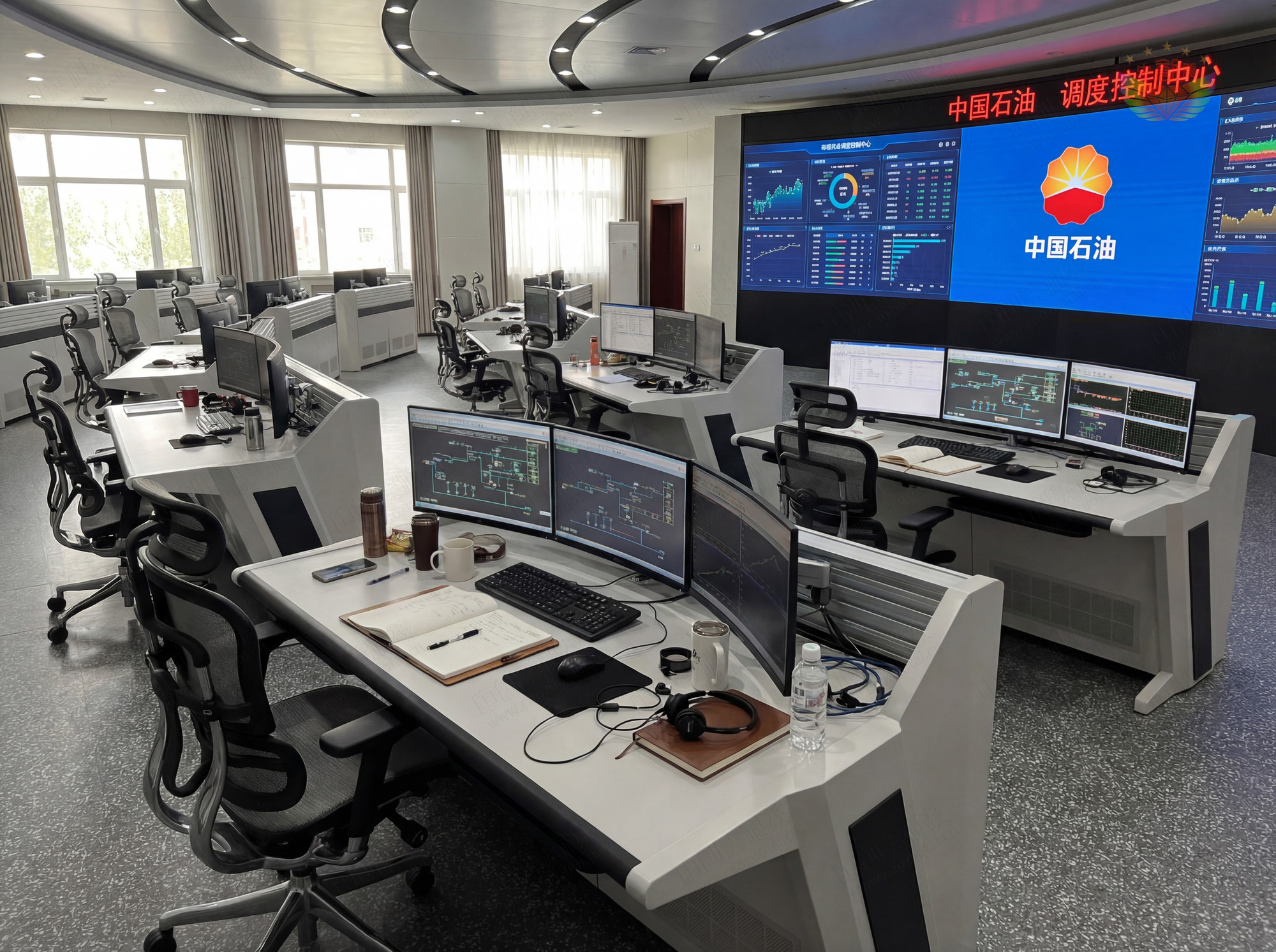 监控操作台效果图