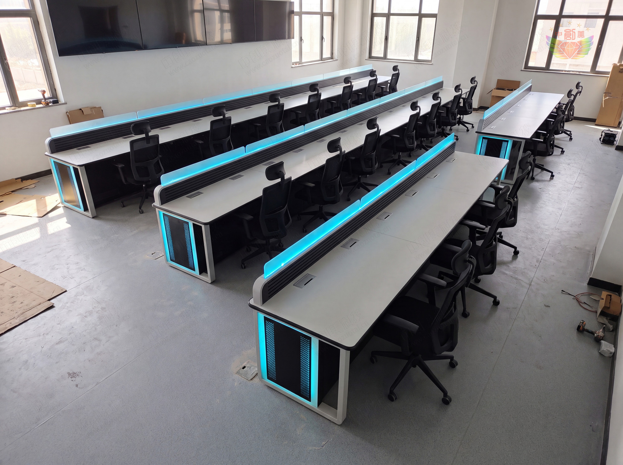 监控操作台样式图