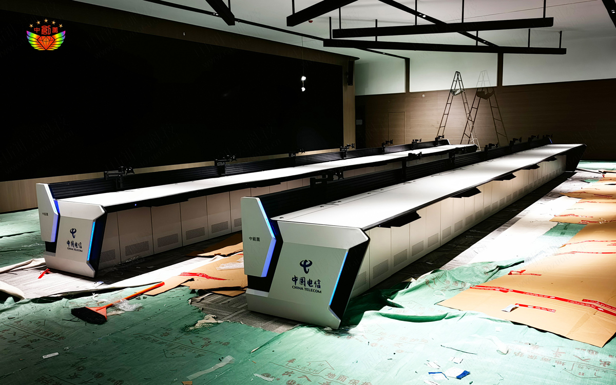 中国电信杭州数据中心监控台图片