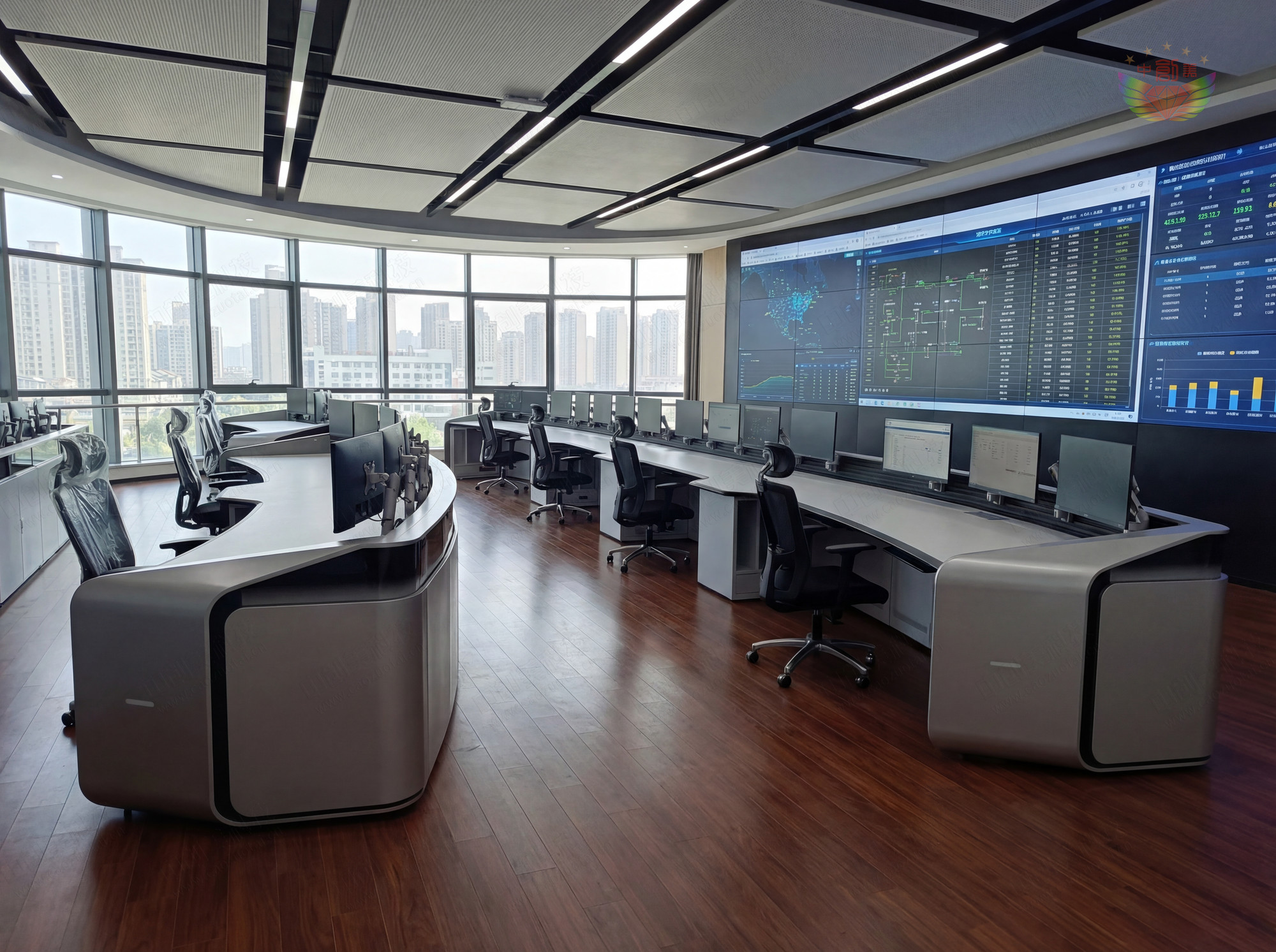 指挥中心操作台图片