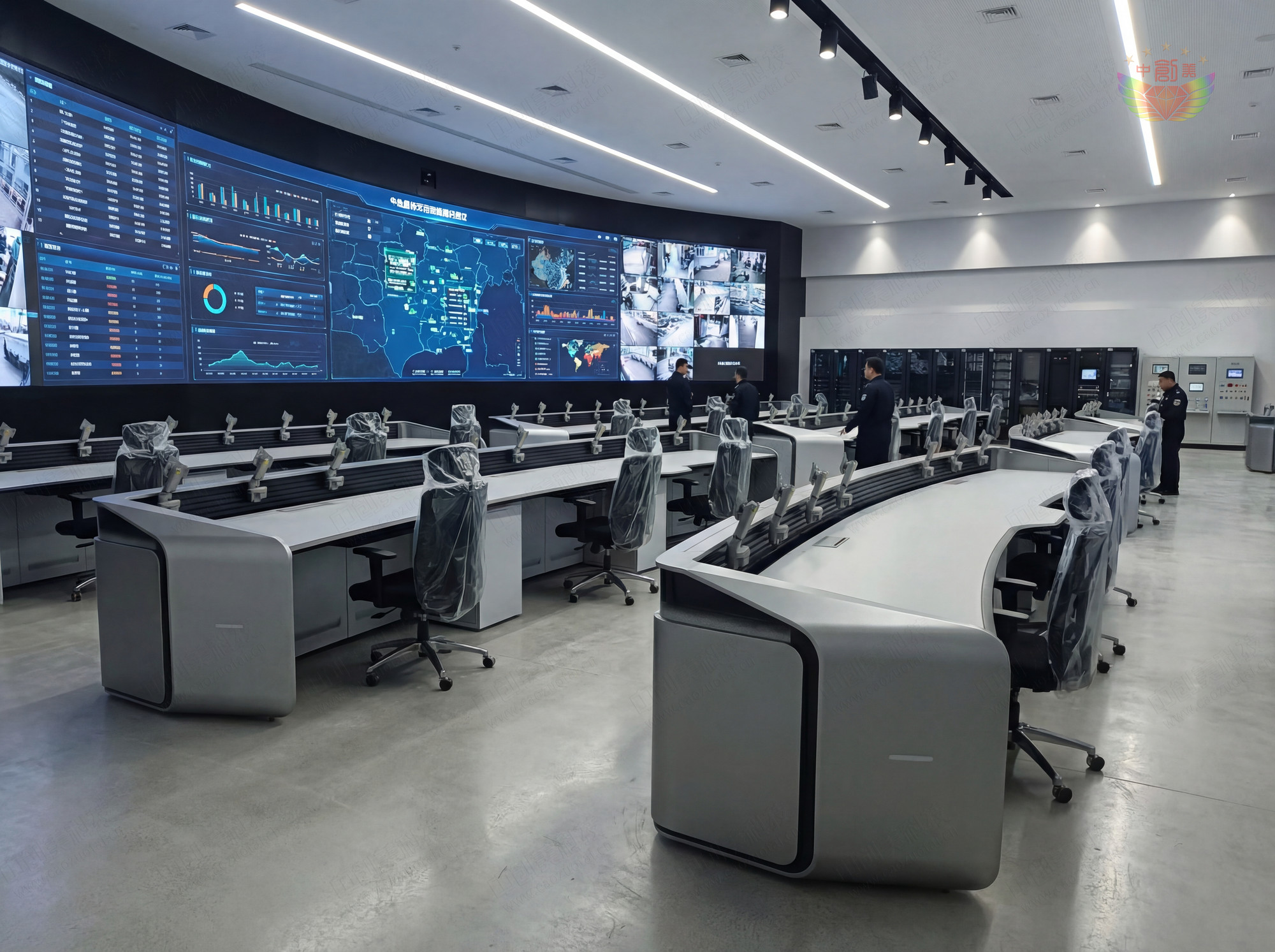 指挥中心操作台样式图